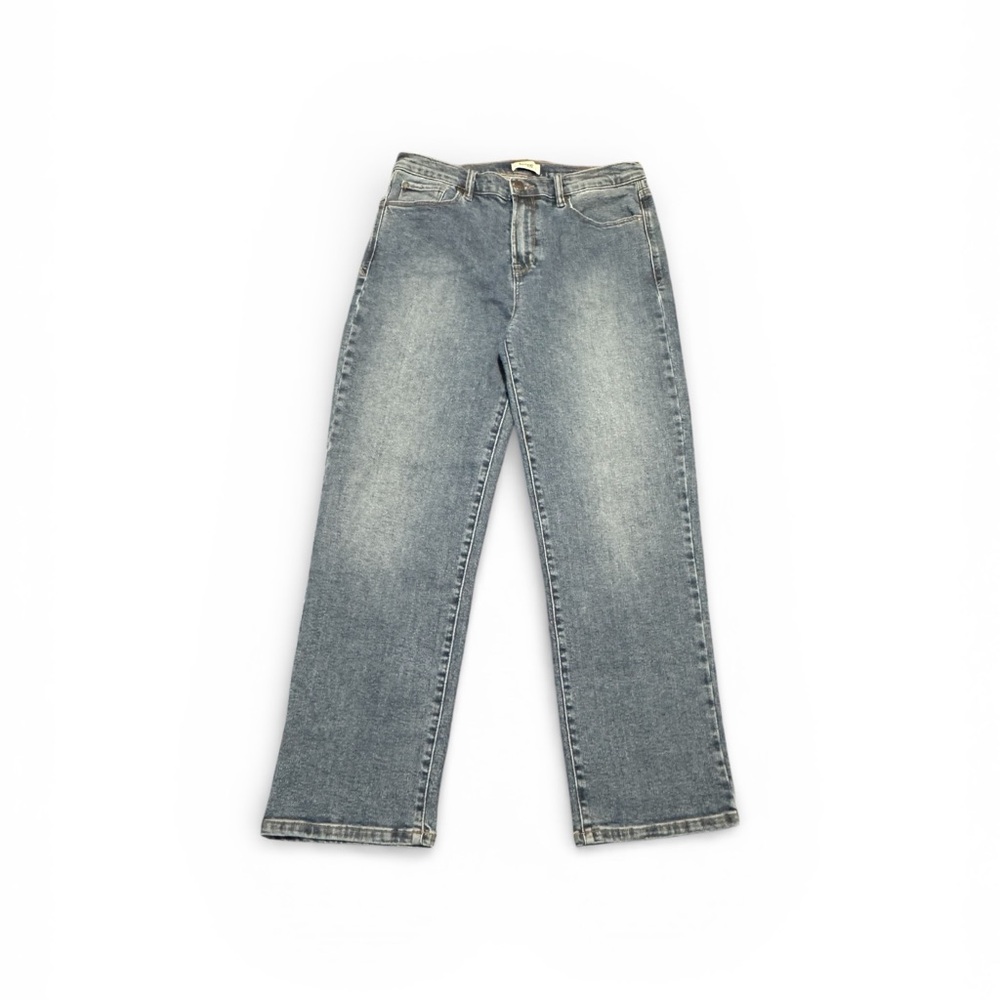 Kenzie Ella High Rise Straight Leg Jeans Size 10 Medium Wash Casual Comfortable